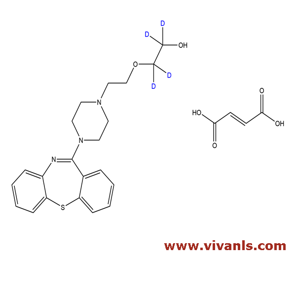 Stable Isotope Labeled Compounds-Quetiapine D4 Fumarate-1663589038.png
